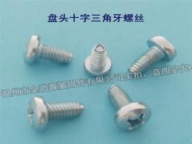 工厂直销 M3-M6系列 GB6560盘头十字三角牙螺丝 自攻自锁螺丝